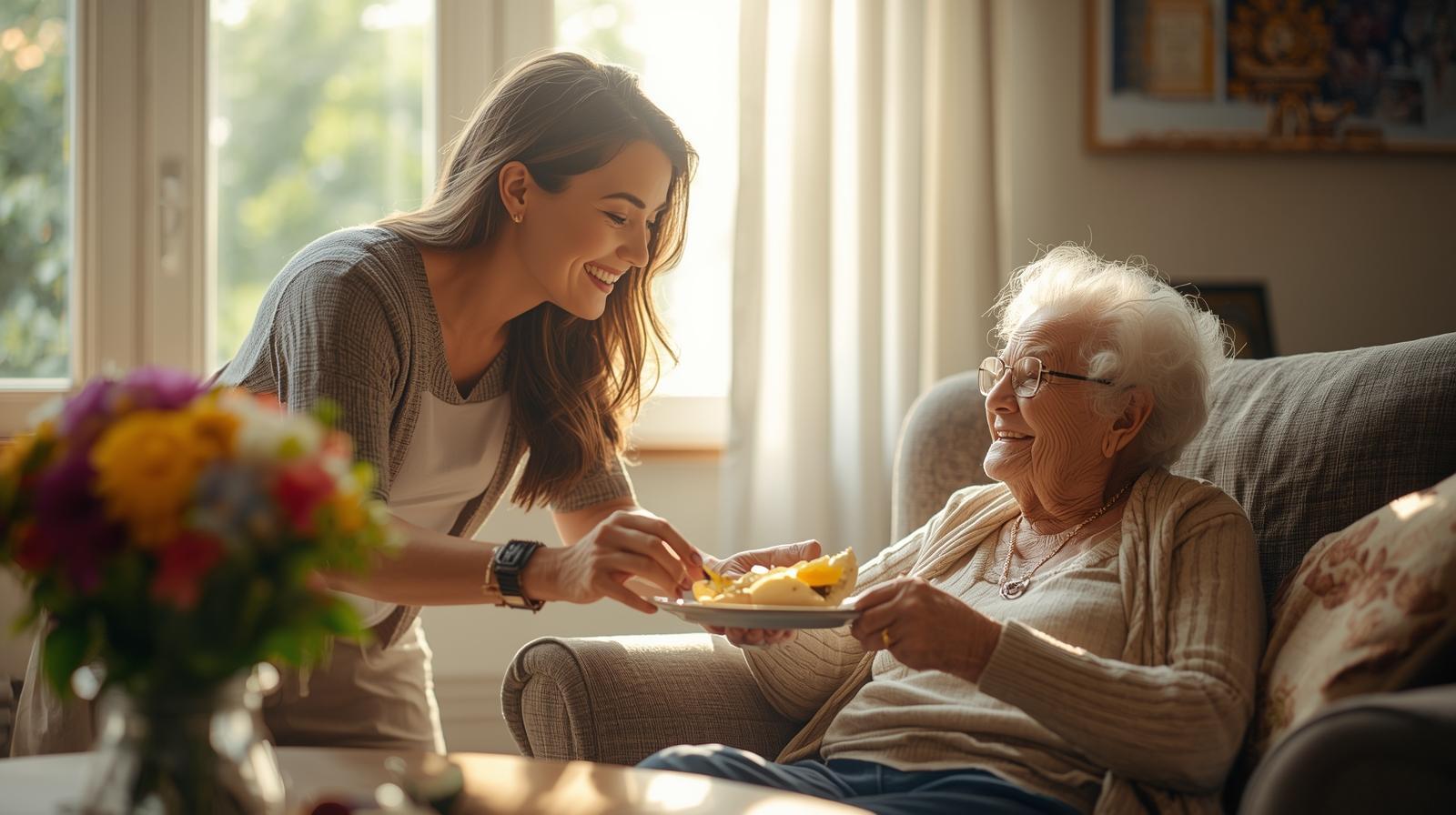 home care nurse senior family